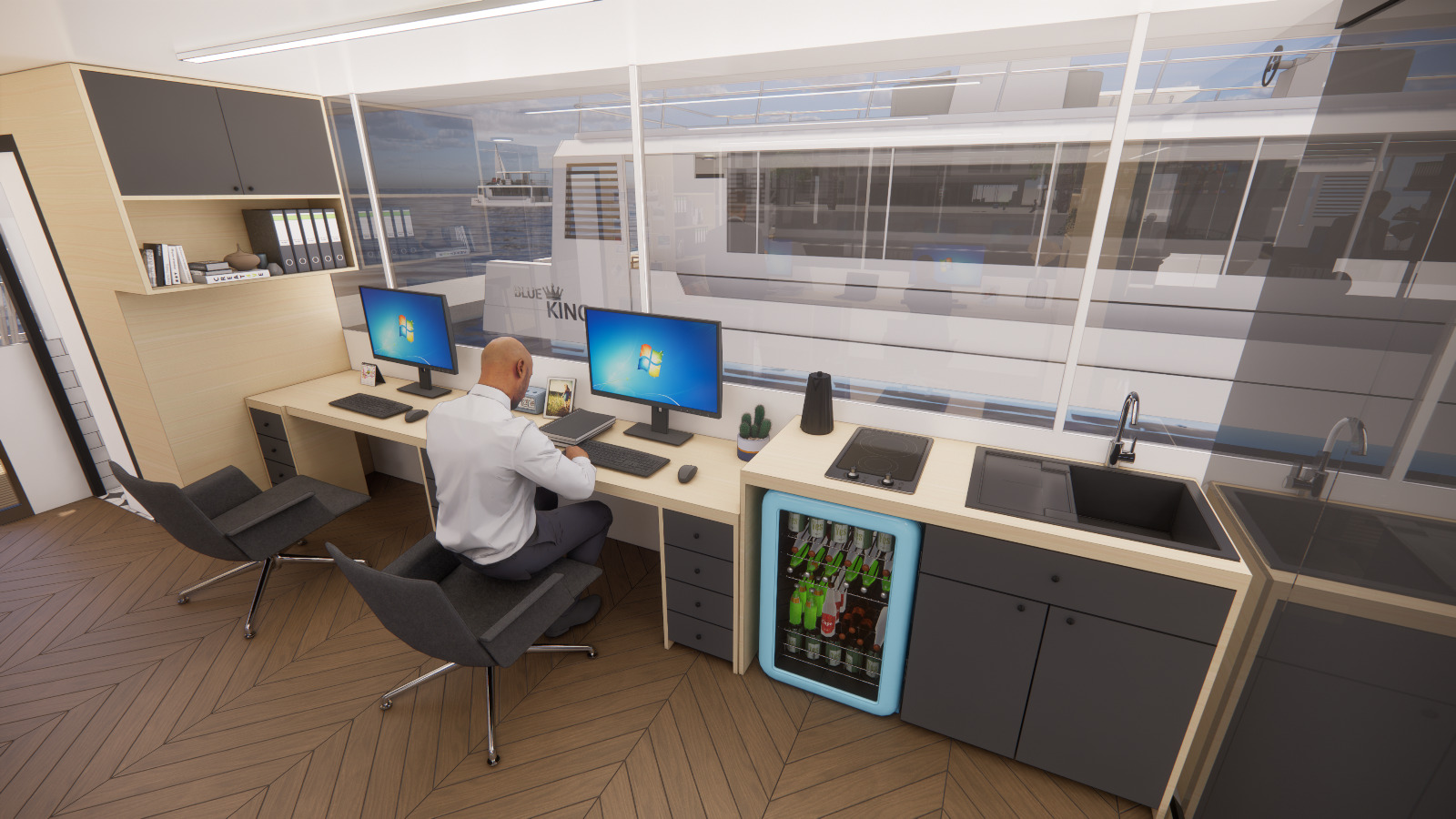 Blue King İç Mekan