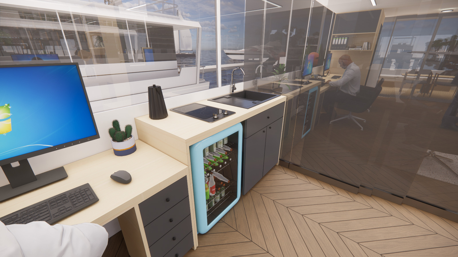 Blue King İç Mekan