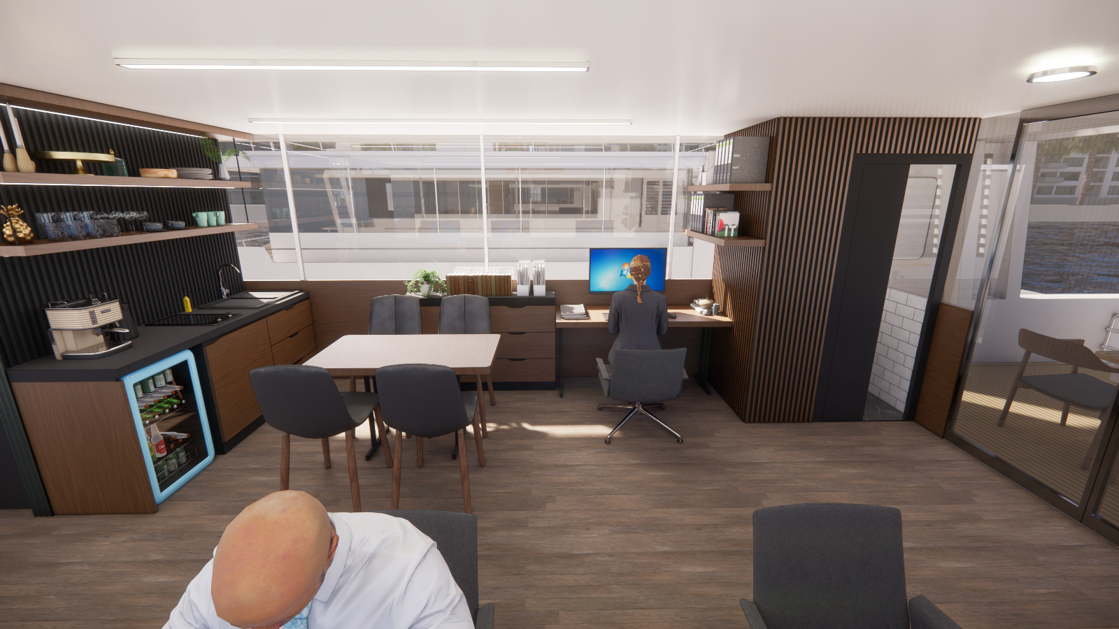 Blue King İç Mekan